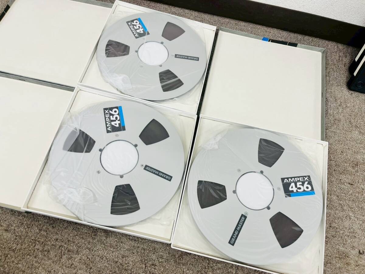 B◇未使用◇AMPEX 456 3本 QUANTEGY 406 2本 3M 806 2本 10号