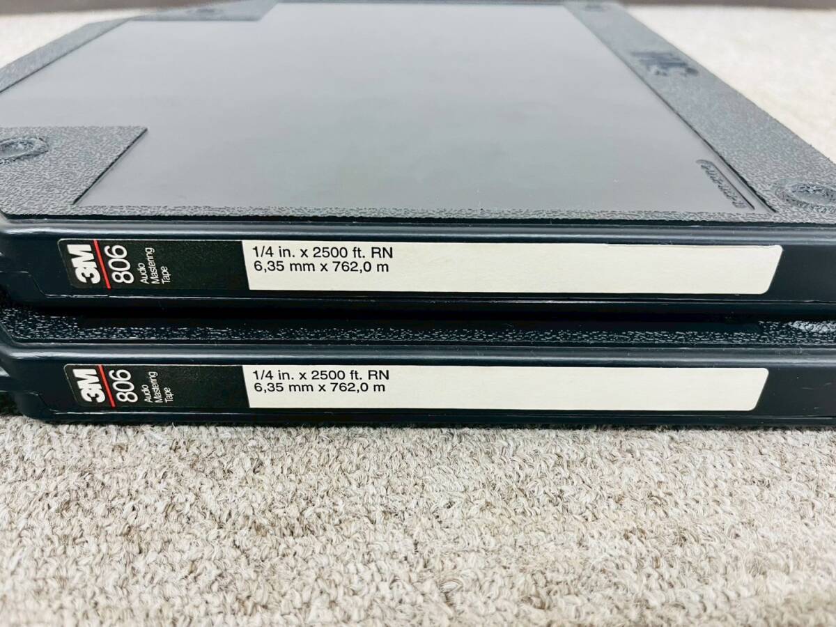 B◇未使用◇AMPEX 456 3本 QUANTEGY 406 2本 3M 806 2本 10号