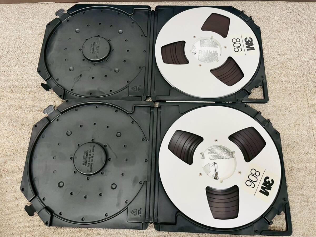 B◇未使用◇AMPEX 456 3本 QUANTEGY 406 2本 3M 806 2本 10号