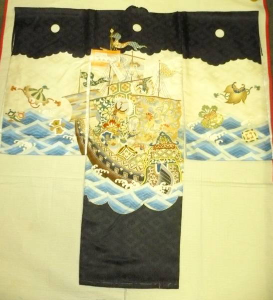 ◇【☆男児初着☆祝着】表地絹１００％◇期間限定値下♪