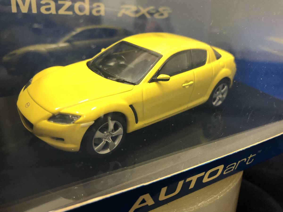 当時物！在庫品・AUTO art・1/43 マツダ RX-8 (イエロー)・未開封品・現品限り！_2