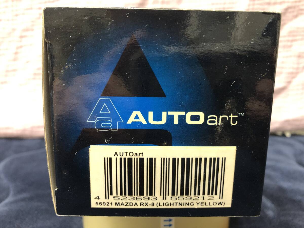 当時物！在庫品・AUTO art・1/43 マツダ RX-8 (イエロー)・未開封品・現品限り！_5