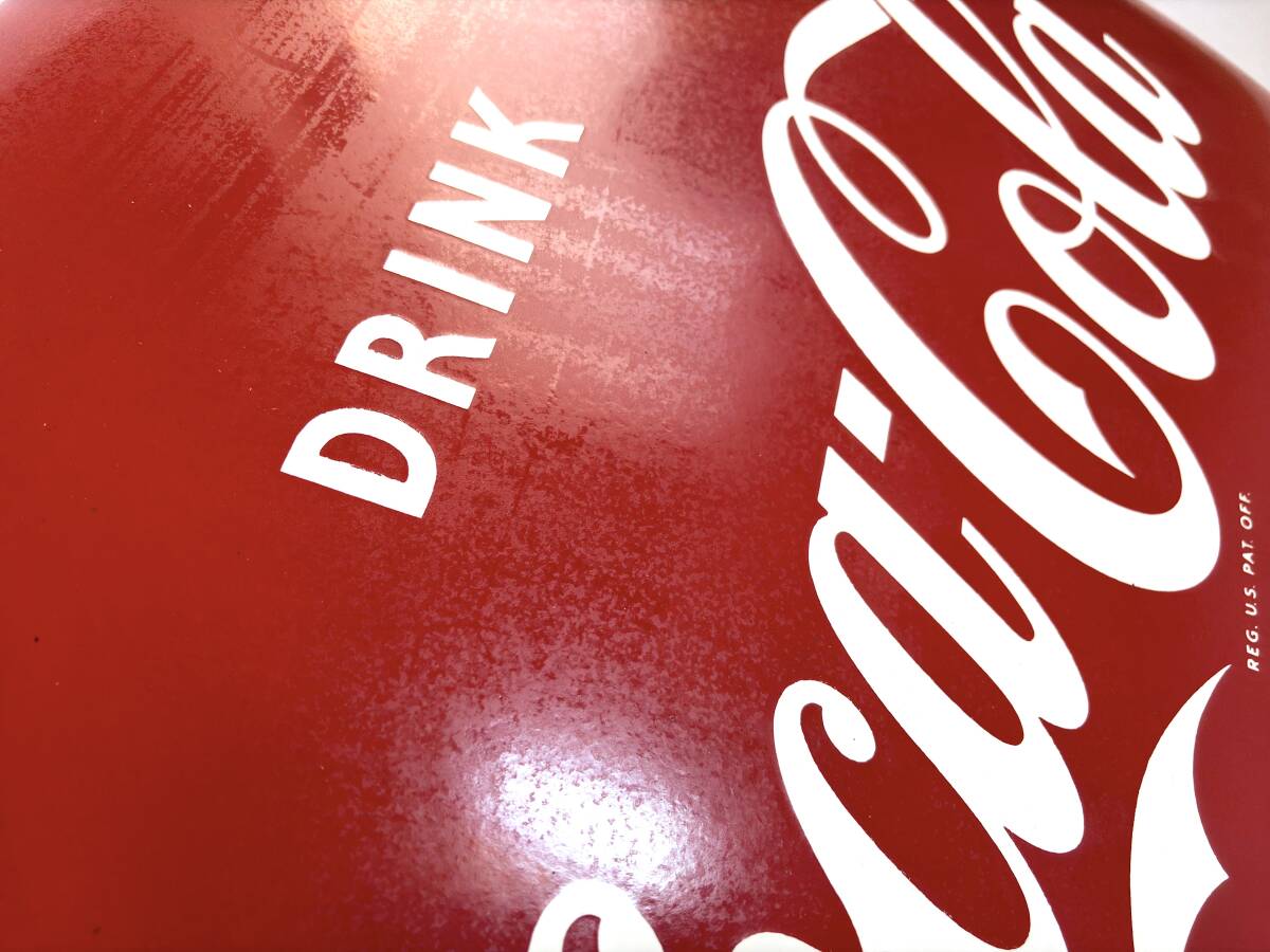 ビンテージ コカコーラボタンサイン（赤） ディスプレイ アメリカ製