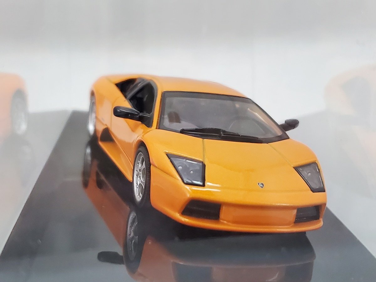 ▽ AUTOart オートアート 1/43 Lamborghini ランボルギーニ ムルシエラゴ オレンジ / MAZDA RX-8 マツダスピード 2台セット ※外箱欠品_3