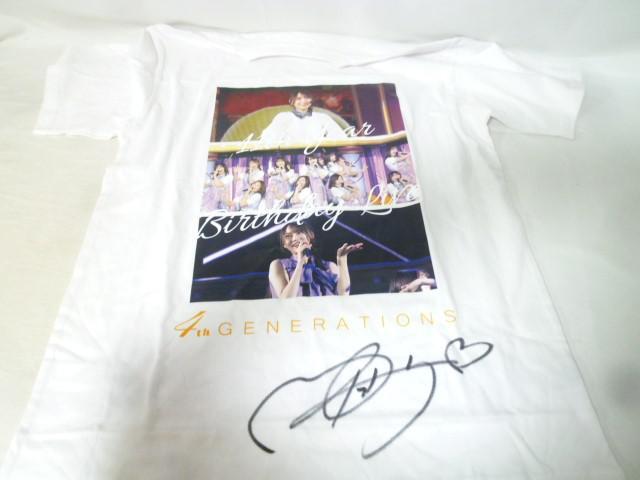 乃木坂46 弓木奈於 Tシャツ 直筆サイン入り 同梱可】中古品 アイドル 乃木坂46 弓木奈於 リズムフェスティバル
