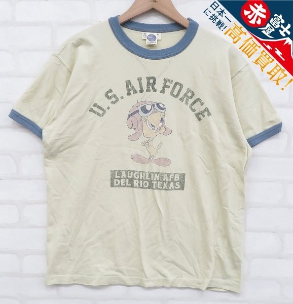 トイズマッコイ US AIR FORCE 半袖リンガーTシャツ TOYS McCOY
