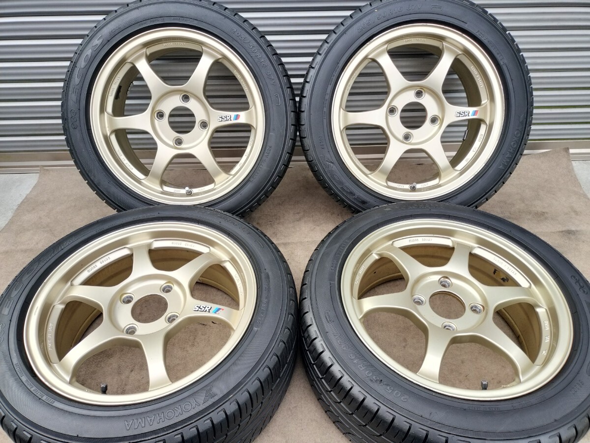SSR TYPE-C 7J +42 PCD114.3 4穴 205/50R16 SSR TYPE-C 16インチ 7J 4H PCD114.3 +42 タイヤ 205/50R16 16×7J 4穴