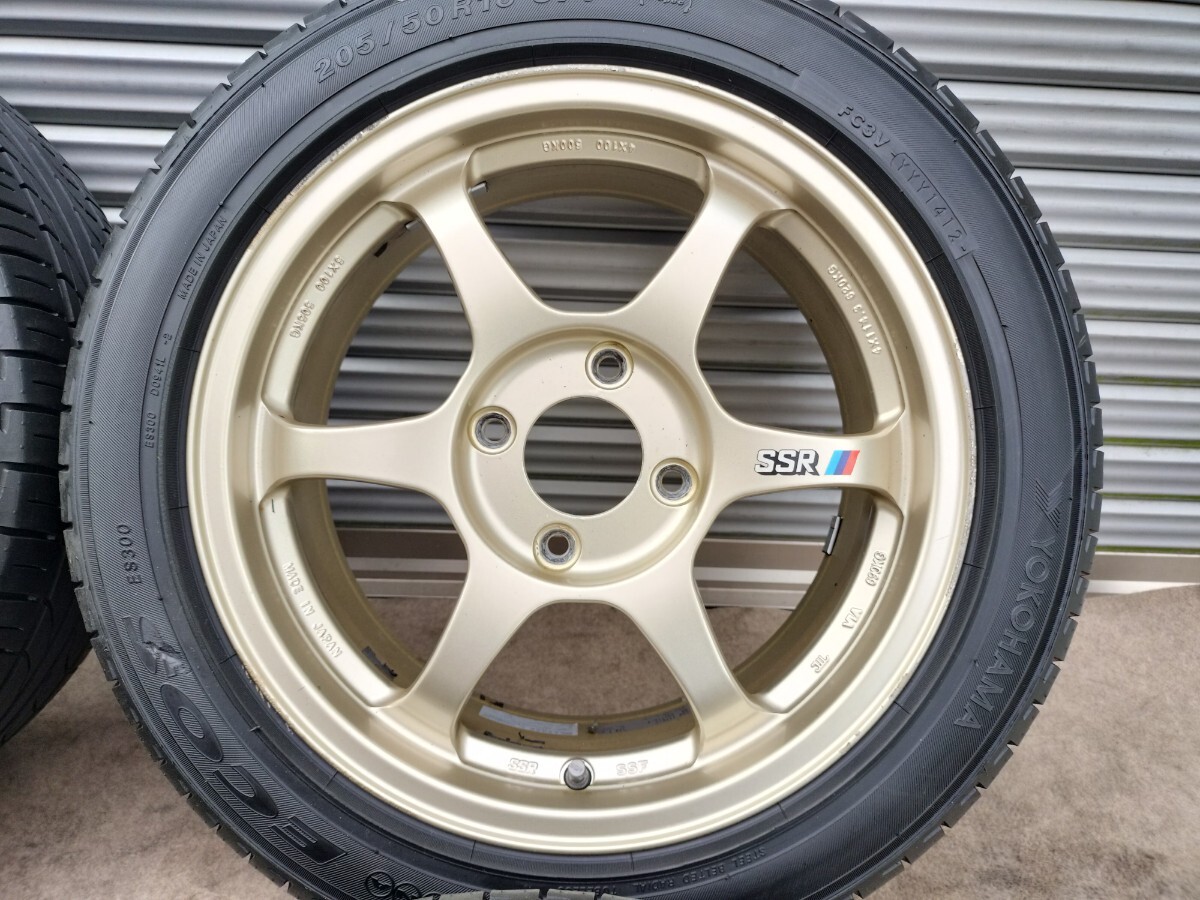 SSR TYPE-C 16インチ 7J 4H PCD114.3 +42 タイヤ 205/50R16 16×7J 4穴