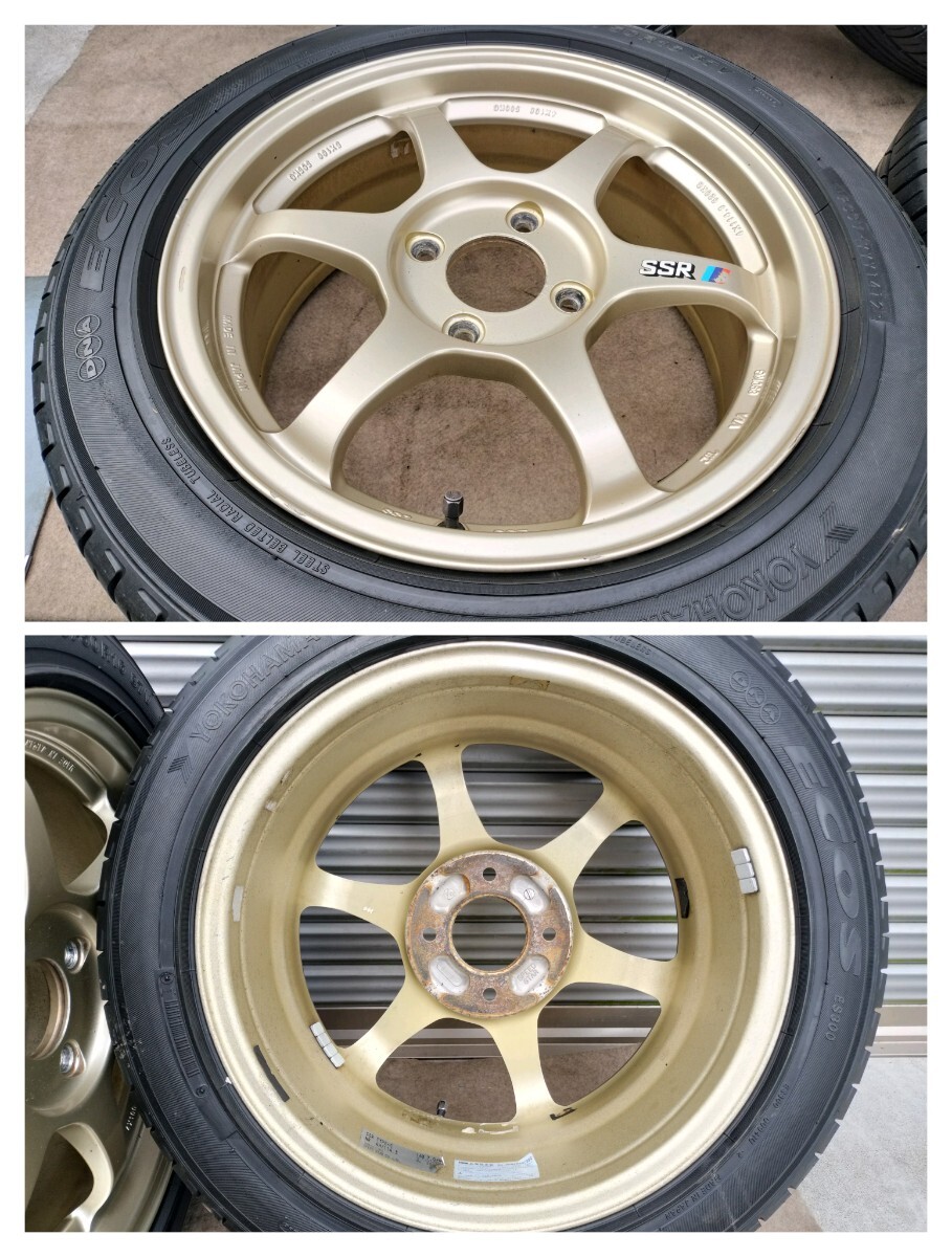 SSR TYPE-C 16インチ 7J 4H PCD114.3 +42 タイヤ 205/50R16 16×7J 4穴