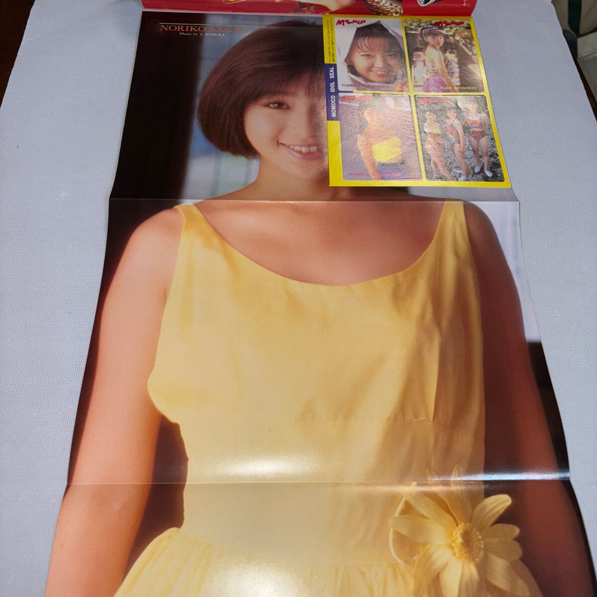 Momoco モモコ 1990年11月号 酒井法子 田山真美子ピンナップ 斉藤慶子