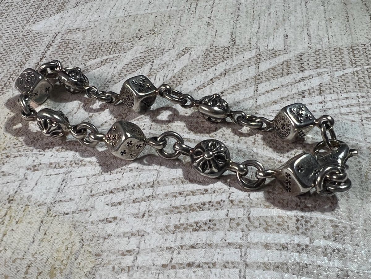 CHROME HEARTS クロムハーツ ダイス&クロスボール ブレスレット 10