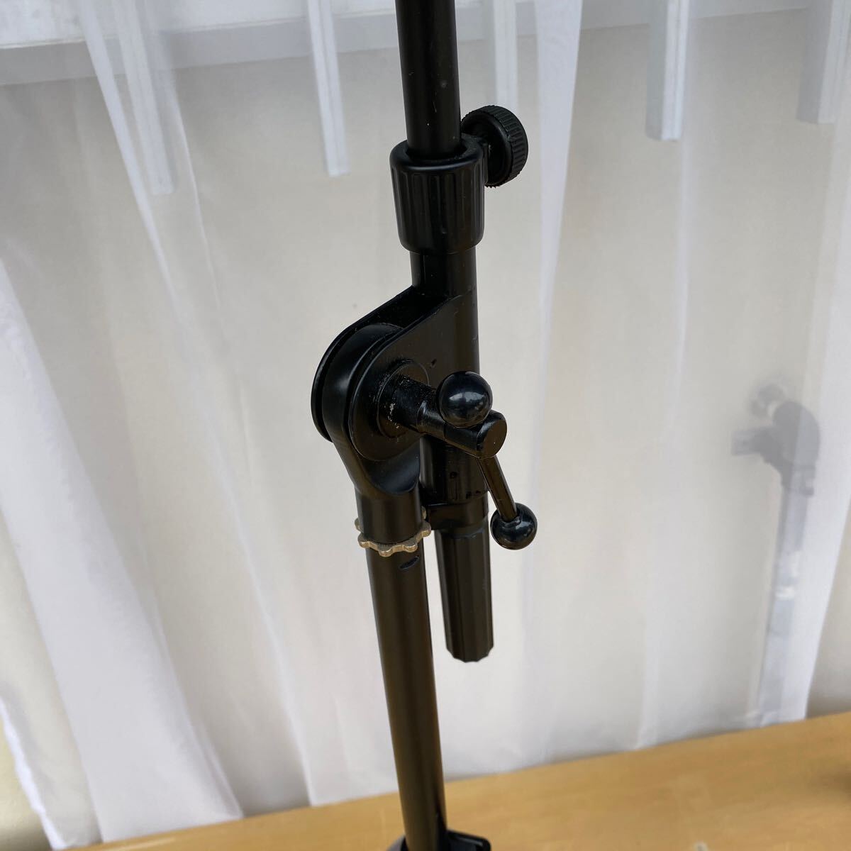 マイクスタンド 折りたたみ式 ショートブームマイクスタンド　２個まとめ売り ブラック_5