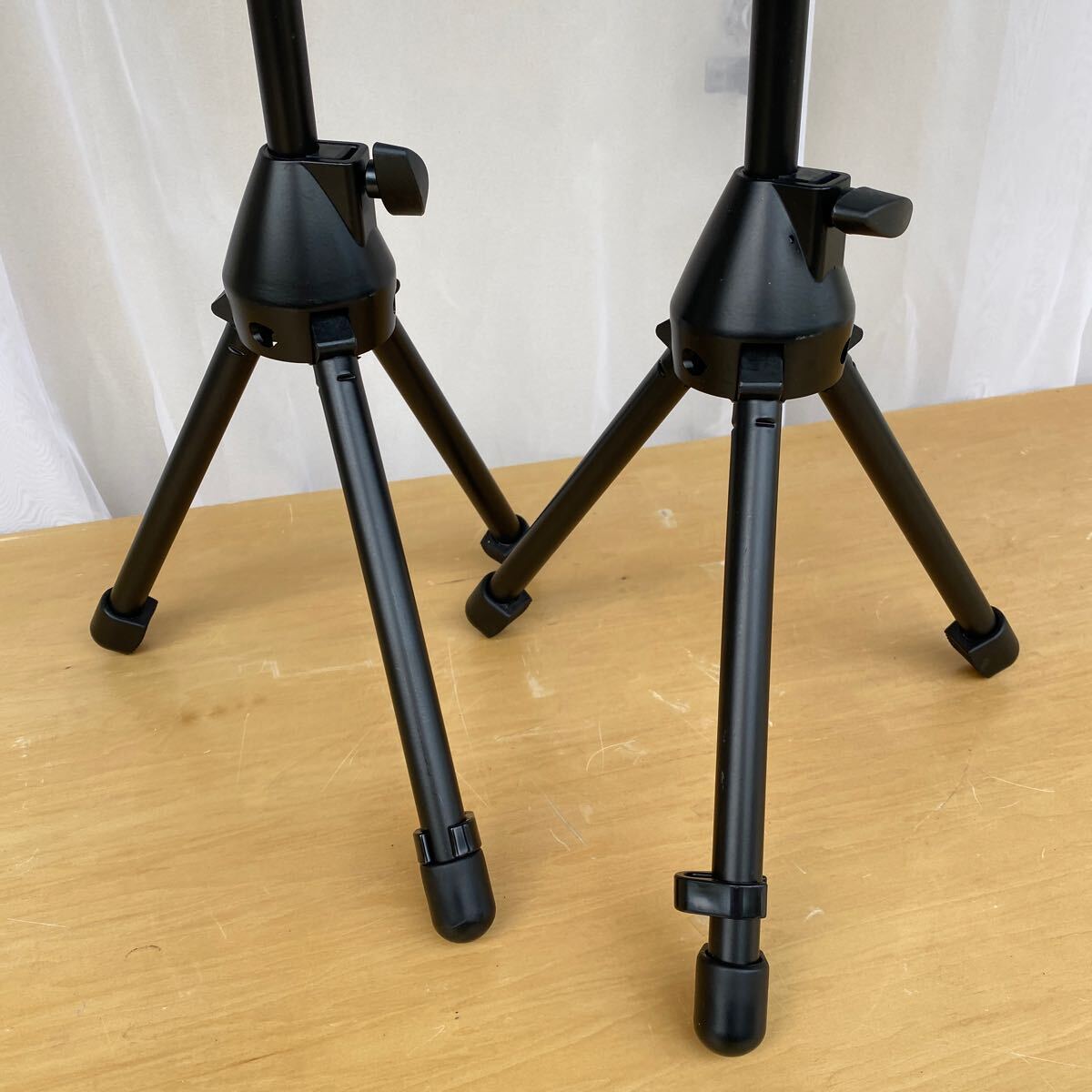 マイクスタンド 折りたたみ式 ショートブームマイクスタンド　２個まとめ売り ブラック_7