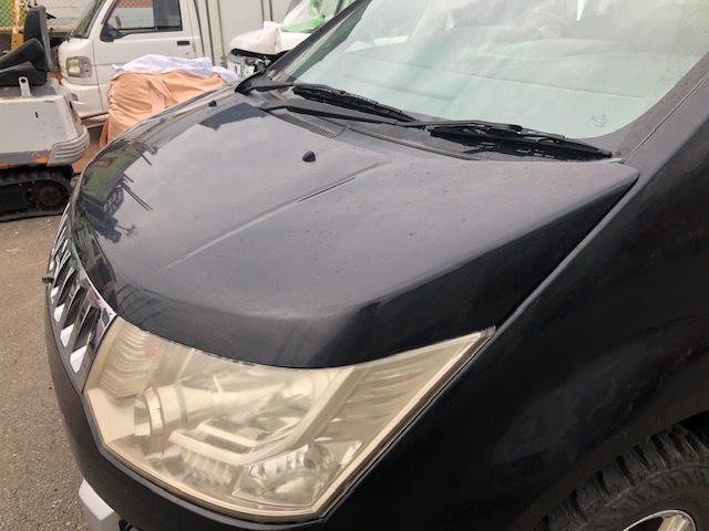 ◎ R7K06 三菱デリカＤ5 DBA-CV5W ボンネットフード H20(2008y) BLACK_4