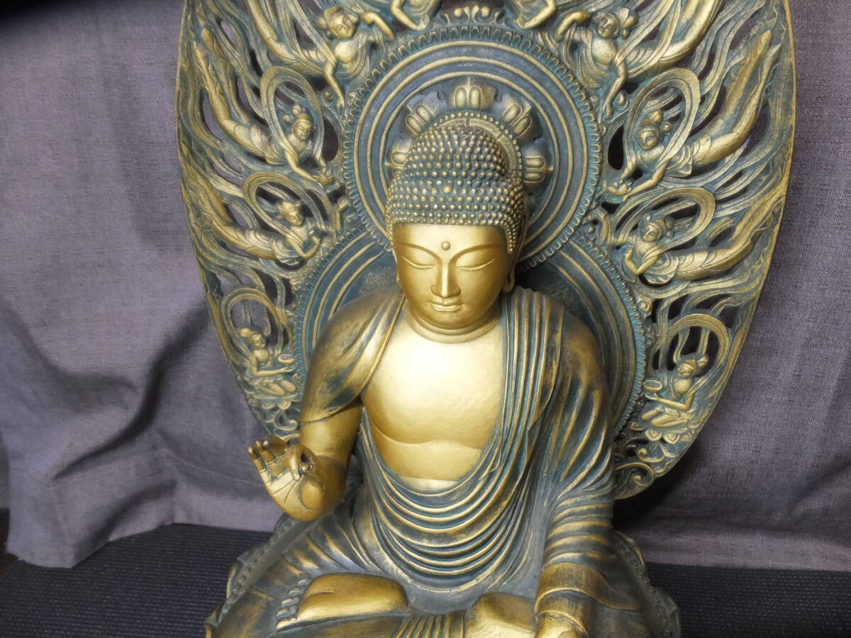 定価110万円！大仏師！松久宗琳作！阿弥陀如来坐像！高さ62センチ