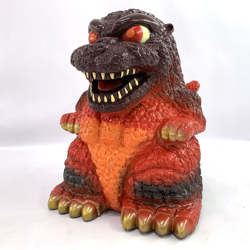 現状品》YUTAKA ユタカ でっかい貯金箱 GODZILLA バーニングゴジラ