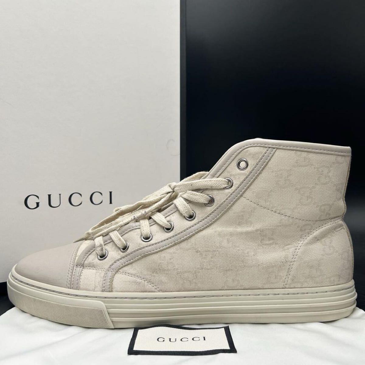 1円【箱保存袋付き 未使用級】 GUCCI グッチ 【圧倒的高級感】 メンズ 