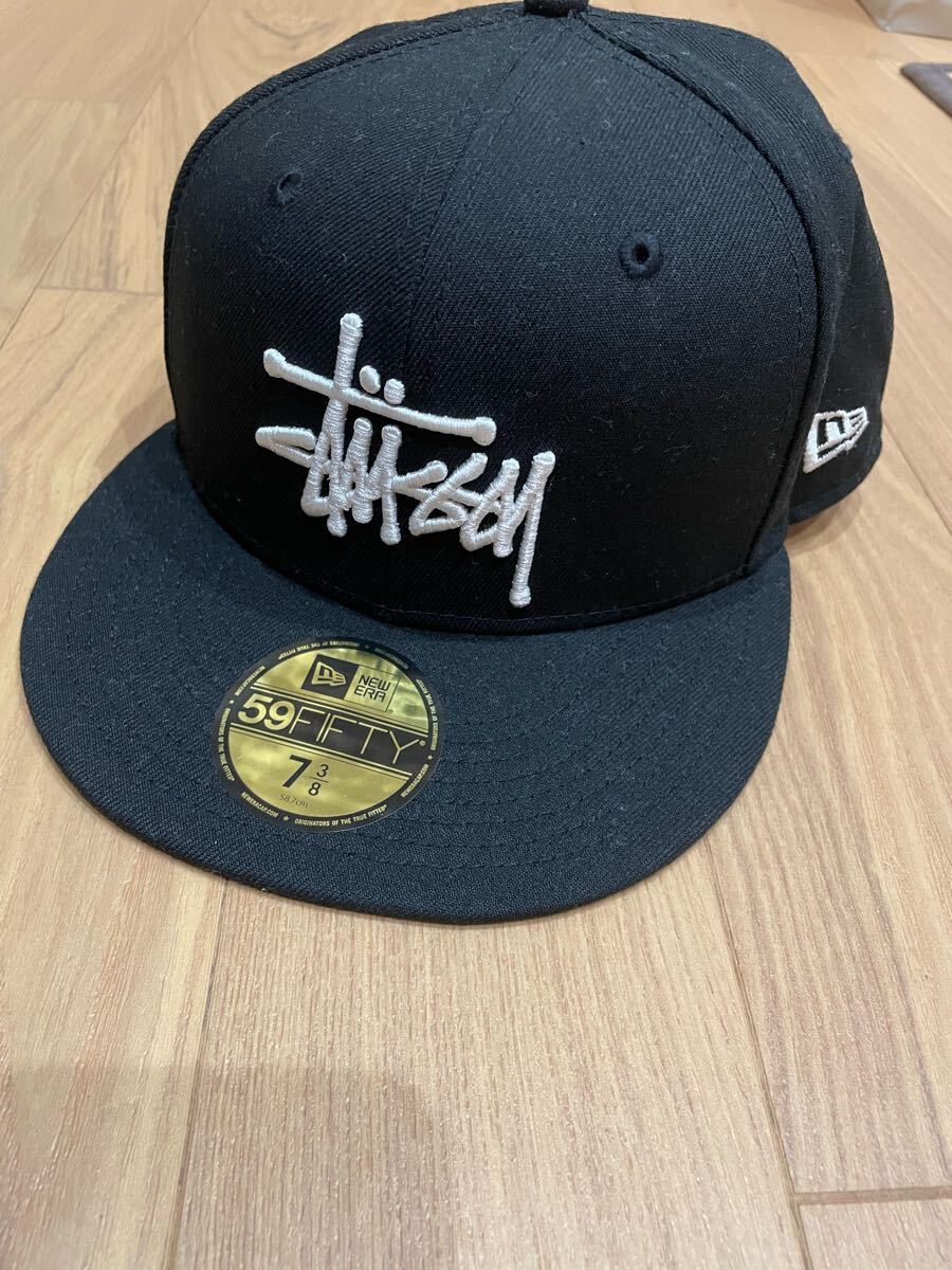 ニューエラ ステューシー キャップ 未使用 7 3/8 NEW ERA STUSSY
