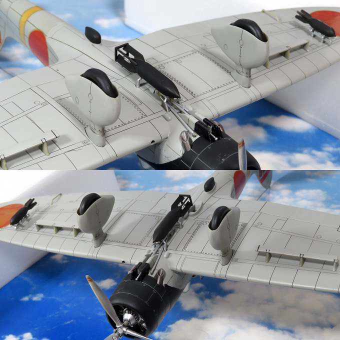 組立完成品航空機プラモデルジャンク扱い品】日本海軍 愛知 99式艦上