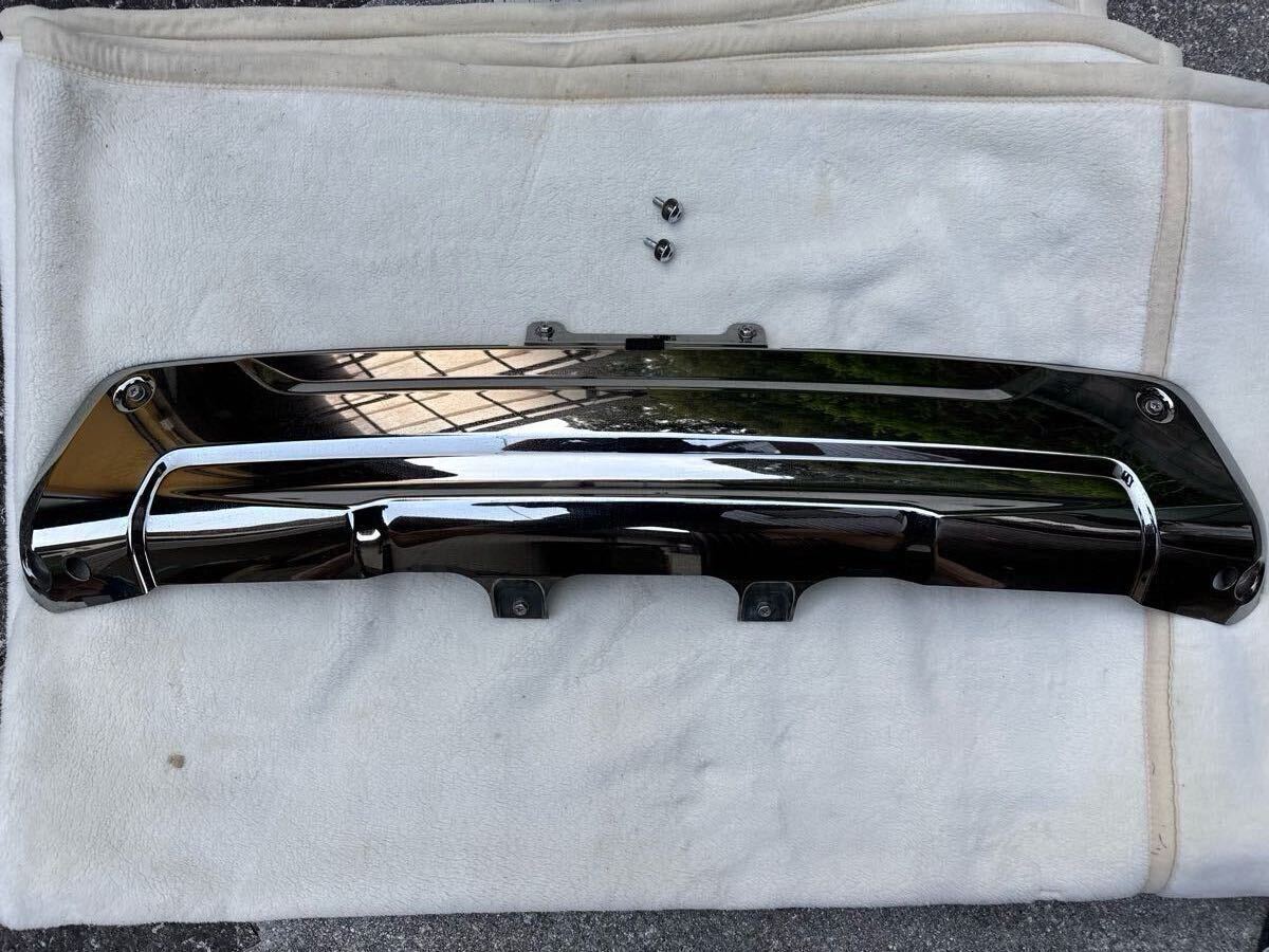 JB23Wジムニー最終モデル純正フロントアンダーカバー バンパーガーニッシュ スキッドガード スモークメッキ _2