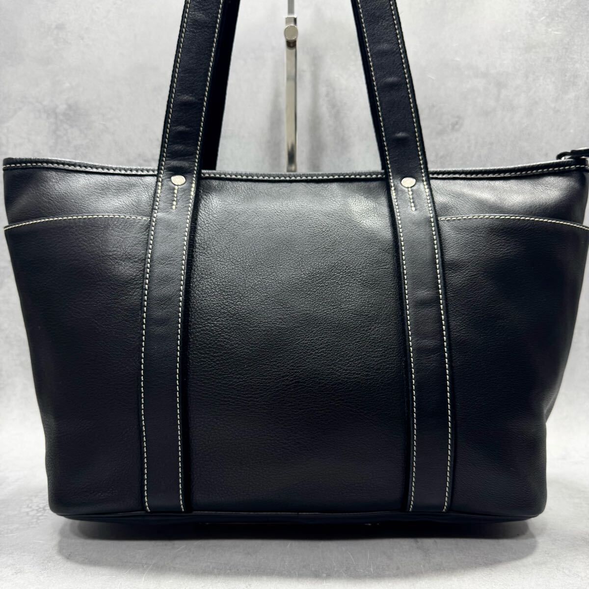 美品/A4収納◎ ロンシャン LONGCHAMP メンズ ビジネス レザー 本革