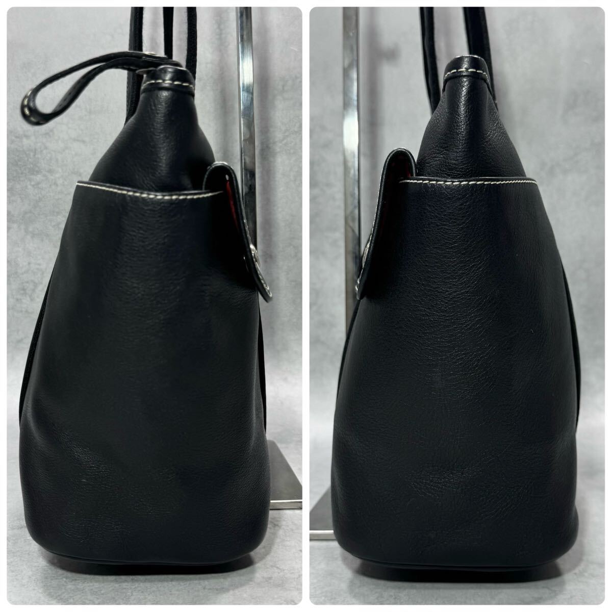 美品/A4収納◎ ロンシャン LONGCHAMP メンズ ビジネス レザー 本革