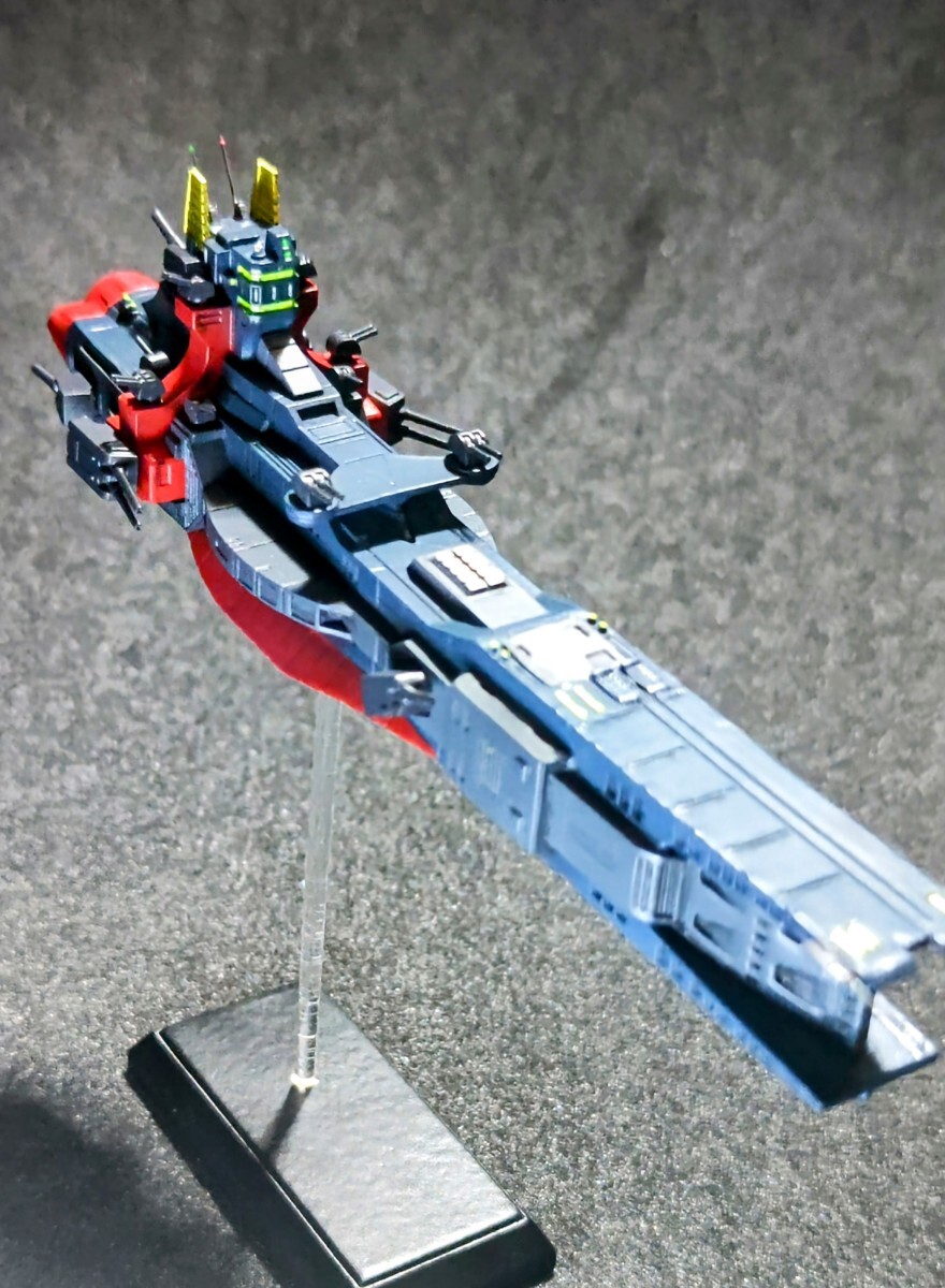 1/1700サイズ サラミス改級宇宙巡洋艦ティターンズ カラー完成品です。 ガンダム_4