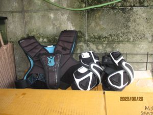 中古◆BRINE◆プロテクター　アームガード・パッド◆セット　ラクロス