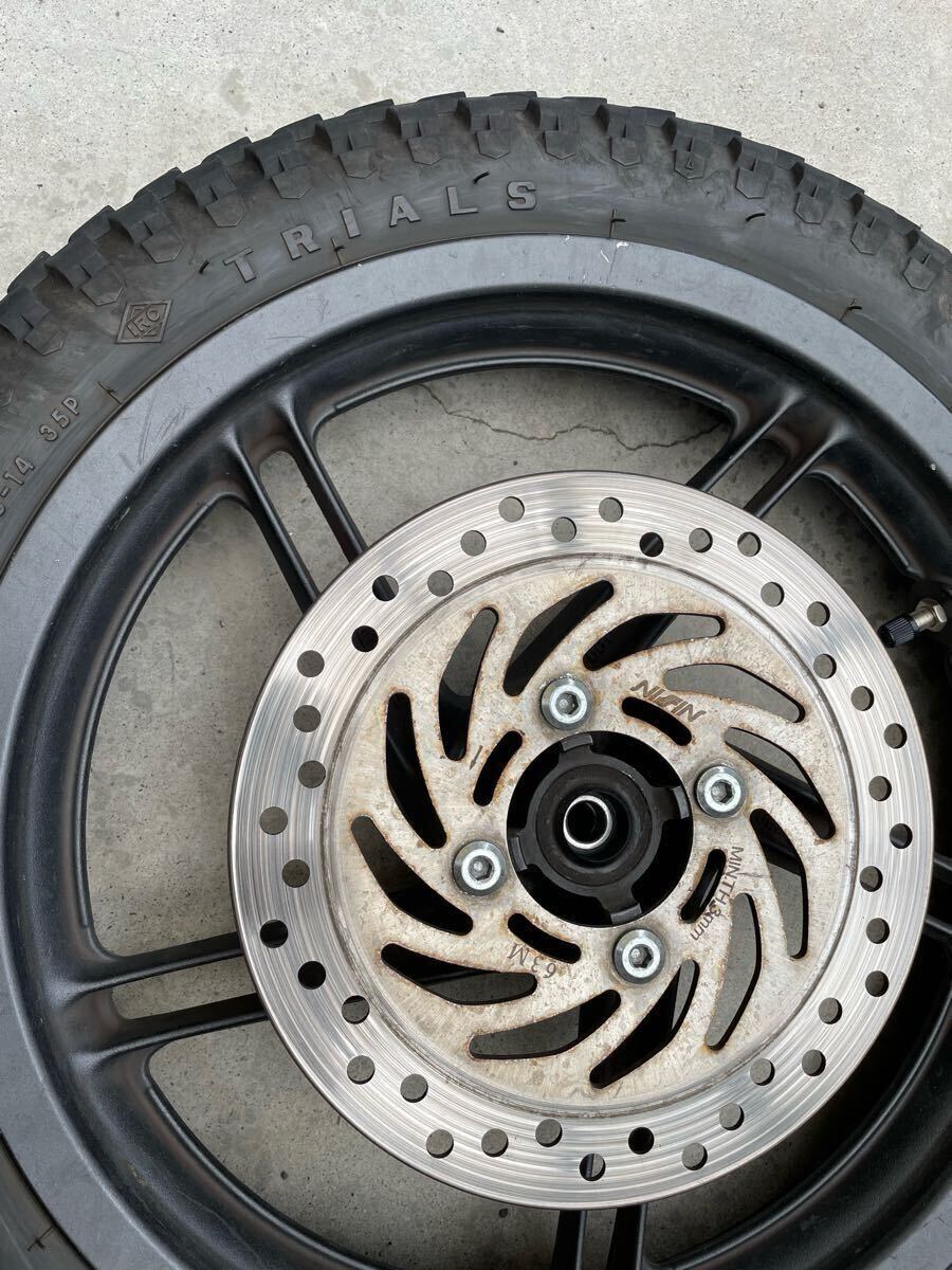 PCX125 フロントホイール ＋IRC TRIALS＋強化チューブ_2