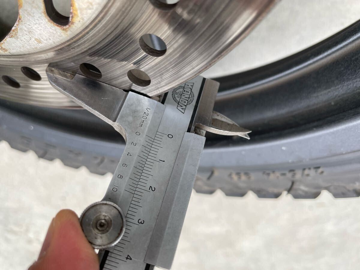 PCX125 フロントホイール ＋IRC TRIALS＋強化チューブ_4