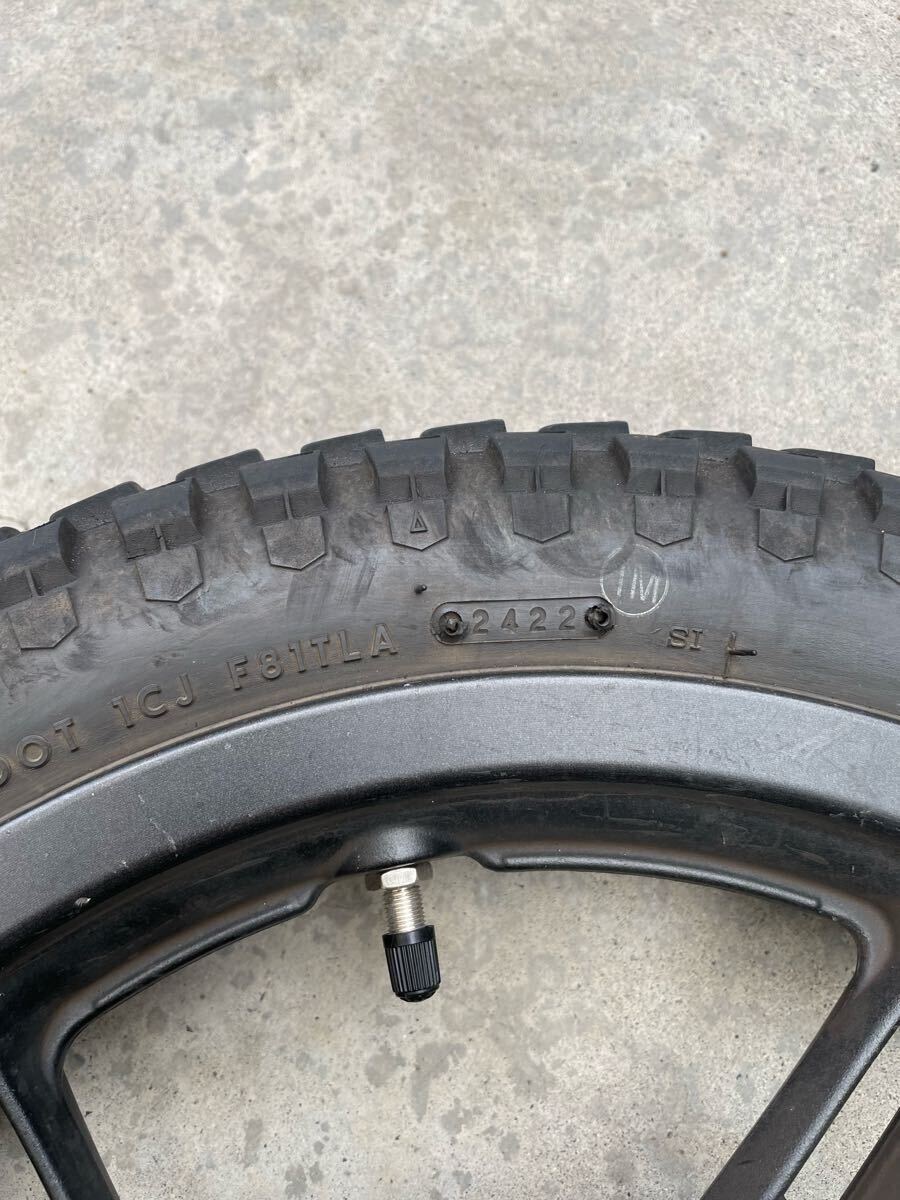 PCX125 フロントホイール ＋IRC TRIALS＋強化チューブ_6