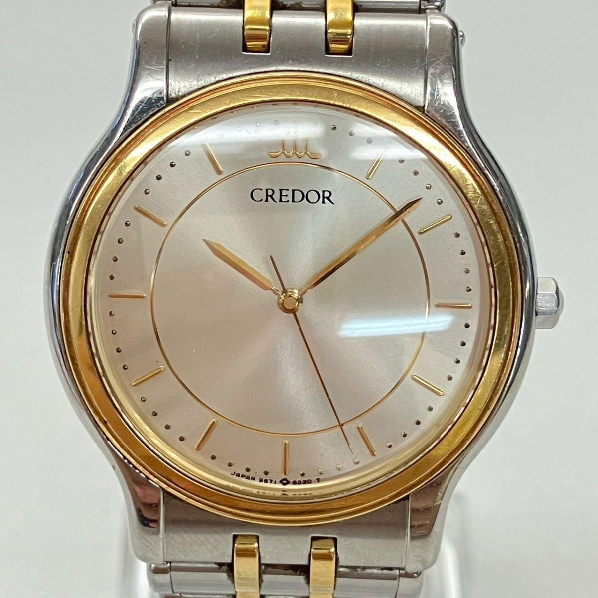 G028-K44-8037◎ SEIKO セイコー CREDOR クレドール 9571-6020 QUARTZ