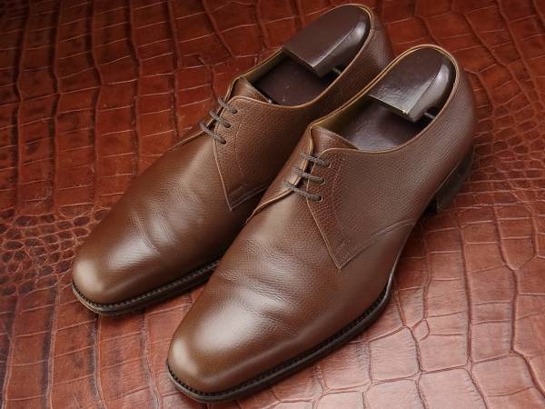 H2468 銀座ヨシノヤ 九分仕立て Vフロントプレーントゥ 靴 24 5cm 売買されたオークション情報 Yahooの商品情報をアーカイブ公開 オークファン Aucfan Com