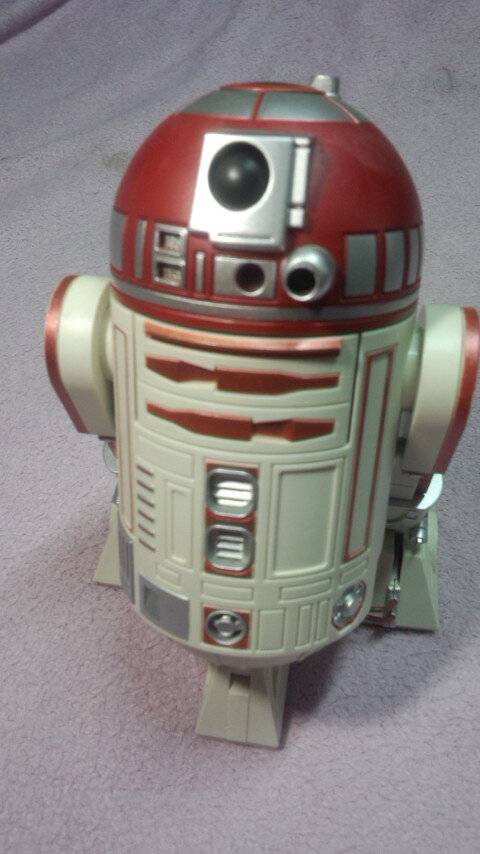 スターウォーズ R2-D2 希少の赤モデル アクション アラーム クロック