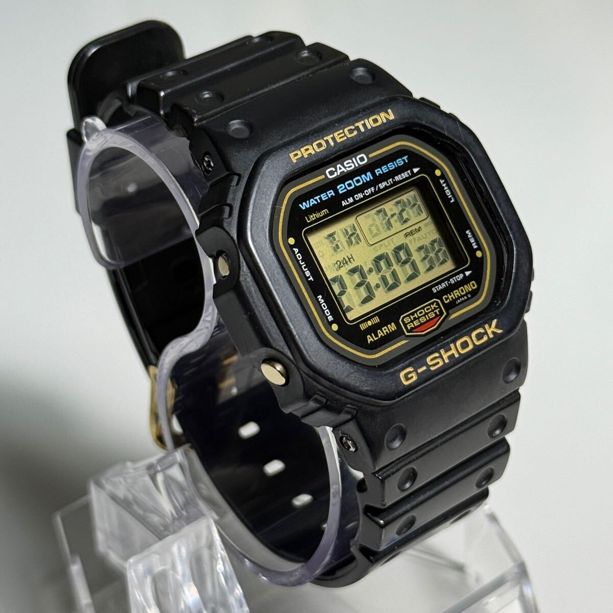 G-SHOCK DW-5600C-9V M901 グリーン豆球 スピード ゴールドモデル 超美