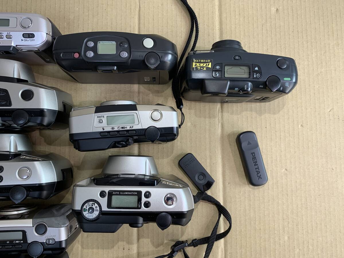 【14個】ペンタックス PENTAX ESPIO 150SL/160/140V/105Mi/140M/他 大量 カメラ 動作未確認 まとめて ジャンク セット まとめ (547)_8