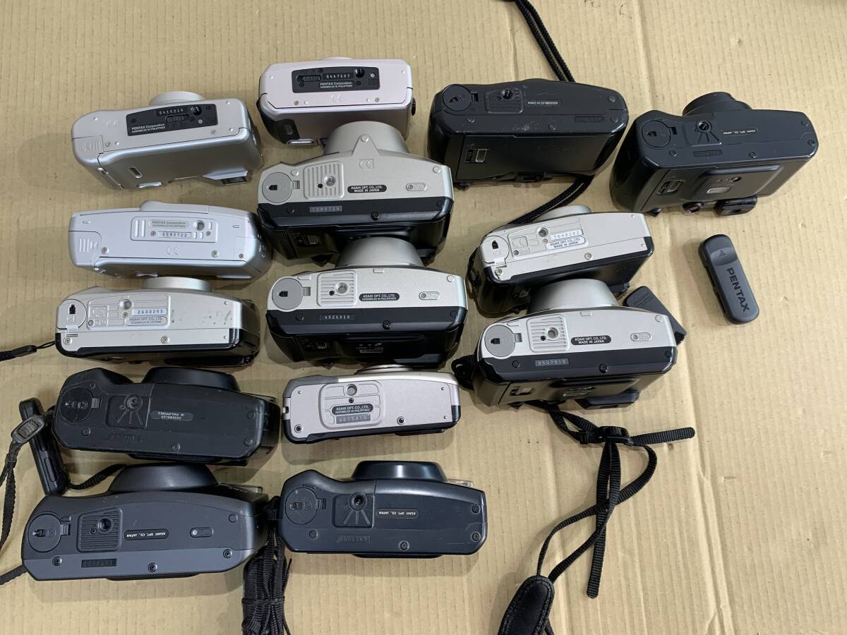 【14個】ペンタックス PENTAX ESPIO 150SL/160/140V/105Mi/140M/他 大量 カメラ 動作未確認 まとめて ジャンク セット まとめ (547)_9