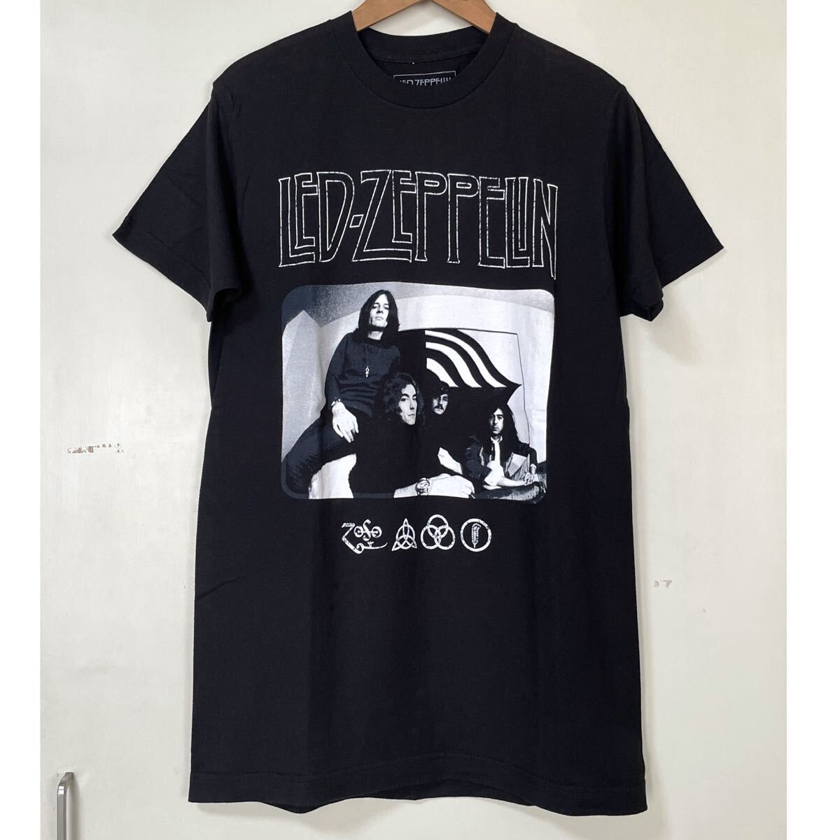 LED-ZEPPELIN 古着Tシャツ Mサイズ 黒 オフィシャル レッド
