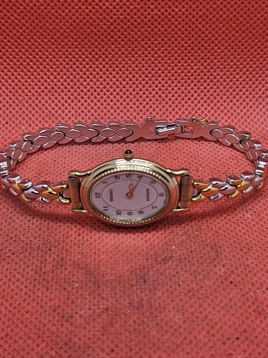 1円スタート 稼働品 SEIKO EXCELINE セイコー エクセリーヌ 1F20-6A4A
