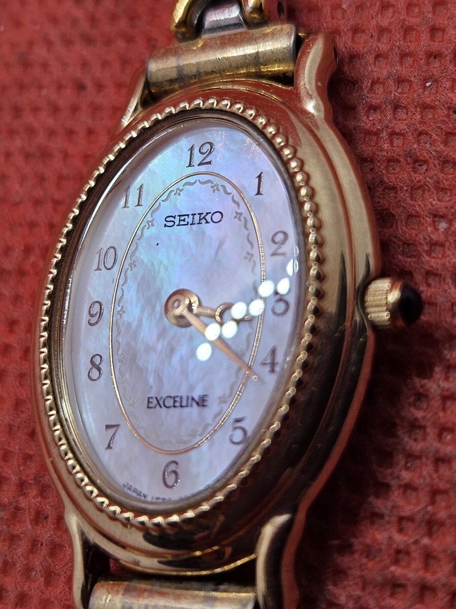 1円スタート 稼働品 SEIKO EXCELINE セイコー エクセリーヌ 1F20-6A4A