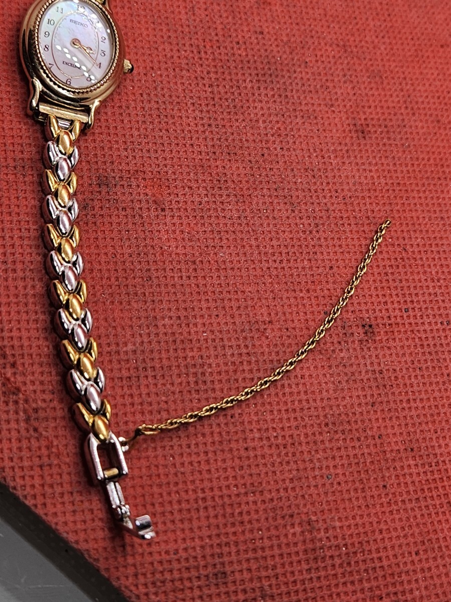 1円スタート 稼働品 SEIKO EXCELINE セイコー エクセリーヌ 1F20-6A4A