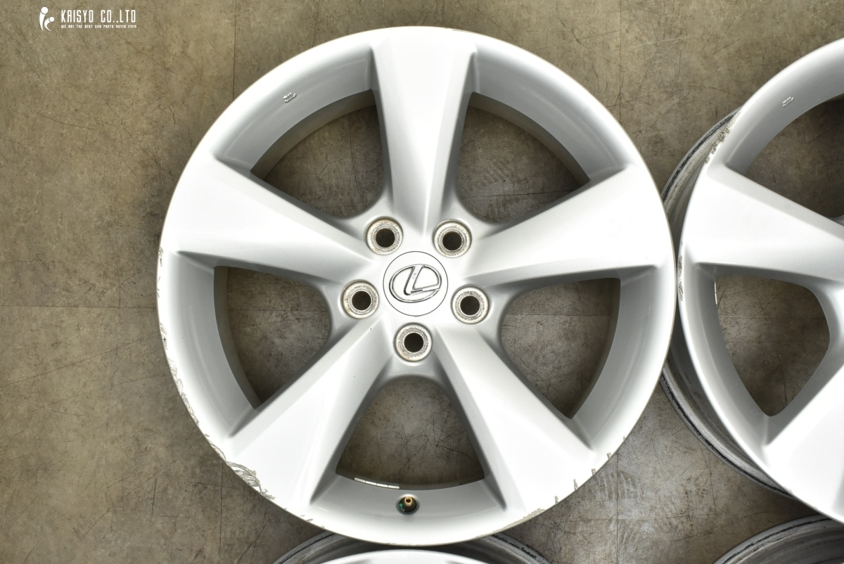 交換用に】レクサス RX 純正 18in 7.5J +35 PCD114.3 4本セット NX