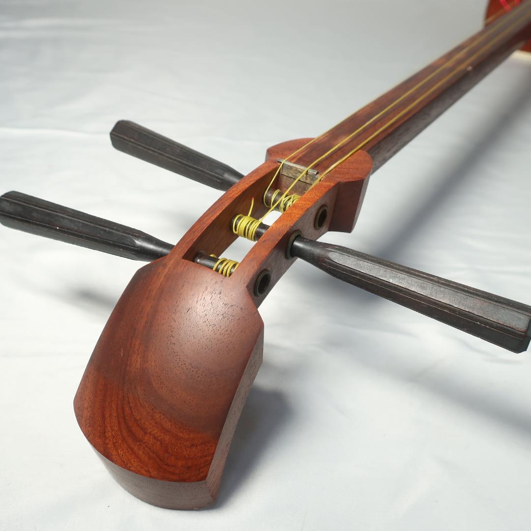 三味線 細棹 ハードケース 撥 付属 長唄 和楽器/100サイズ_3