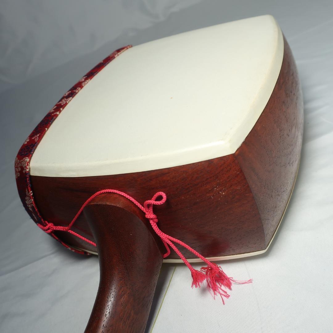 三味線 細棹 ハードケース 撥 付属 長唄 和楽器/100サイズ_8