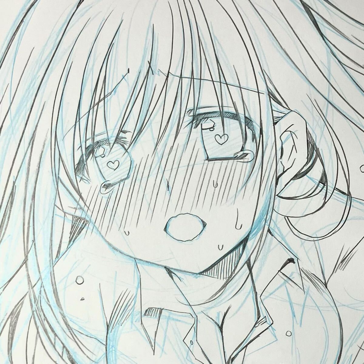手描きイラスト Yahoo!オークション A4 龍牙翔 - 色紙 ※整理品 同人