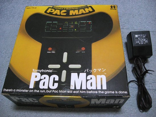 パックマン トミー LSIゲーム 専用ACアダプター付属 携帯型ゲームウォッチ系 TOMY][海外版] LSIゲーム PAC MAN(パックマン)[箱付き](1981年製