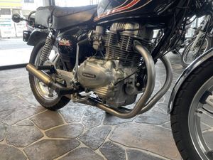 HONDA ホーク ショート管 マフラー ブラック 手曲げ風 CB250N CB400N 【新品】[送料込み]