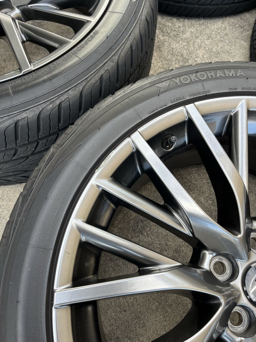 245/45r20 レクサス LEXUS RX 純正ホイール 4本 20 30アルファード