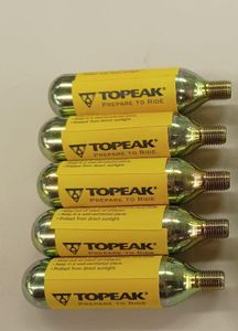 【新品・未使用】 TOPEAK トピーク　CO2カートリッジ　ボンベ　5本