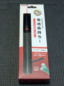 ◎0710u3042　エレコム 赤色レーザーポインター プレゼンター機能無し ブラック ELP-RL06